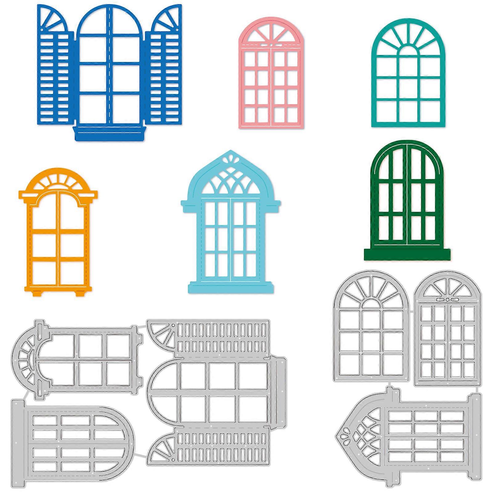 Window Pattern Decoration Template Reusable carbon steel Stencil