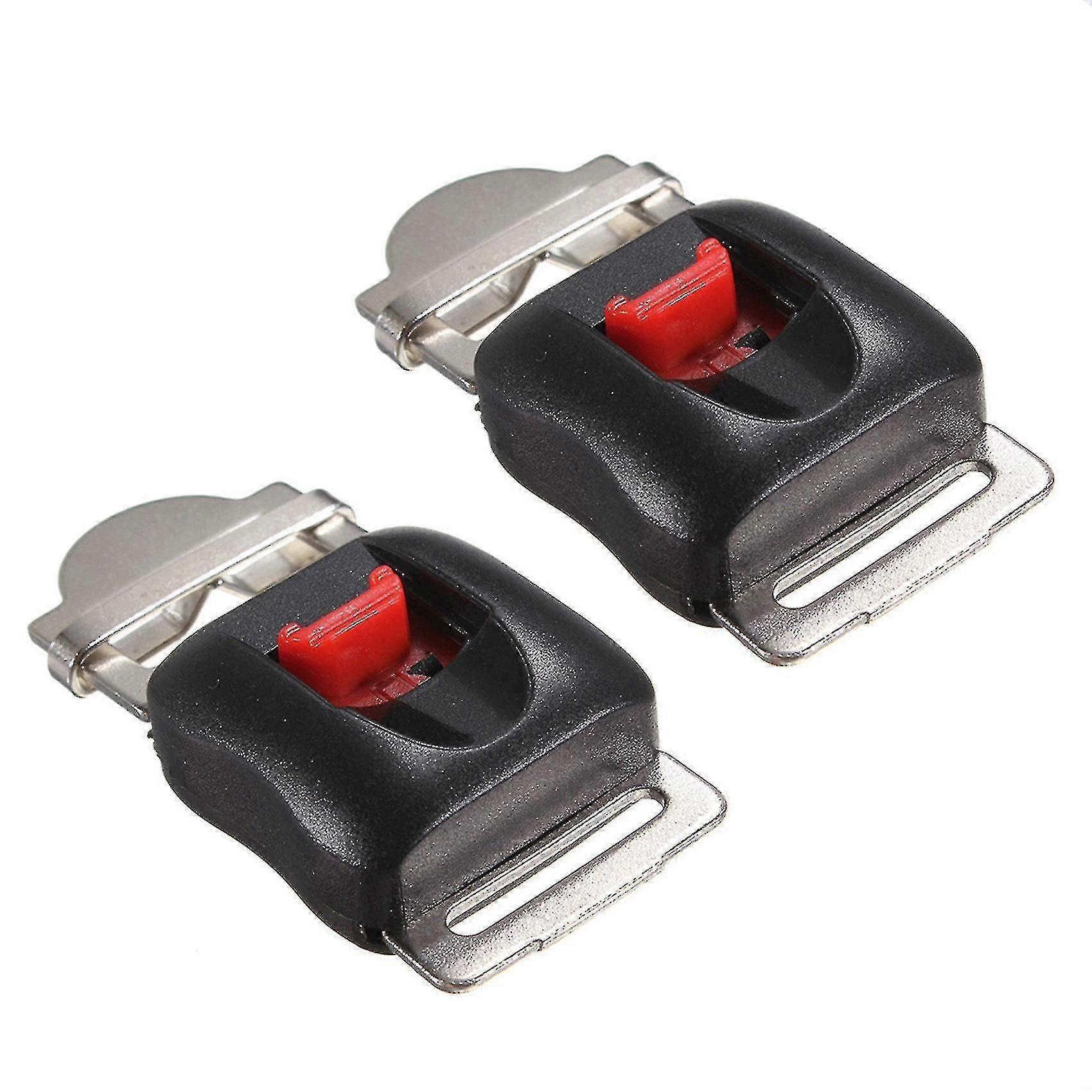 2x Universal Motorcycle Helmets Clip Strap Quick Release Disconnect Buckle New