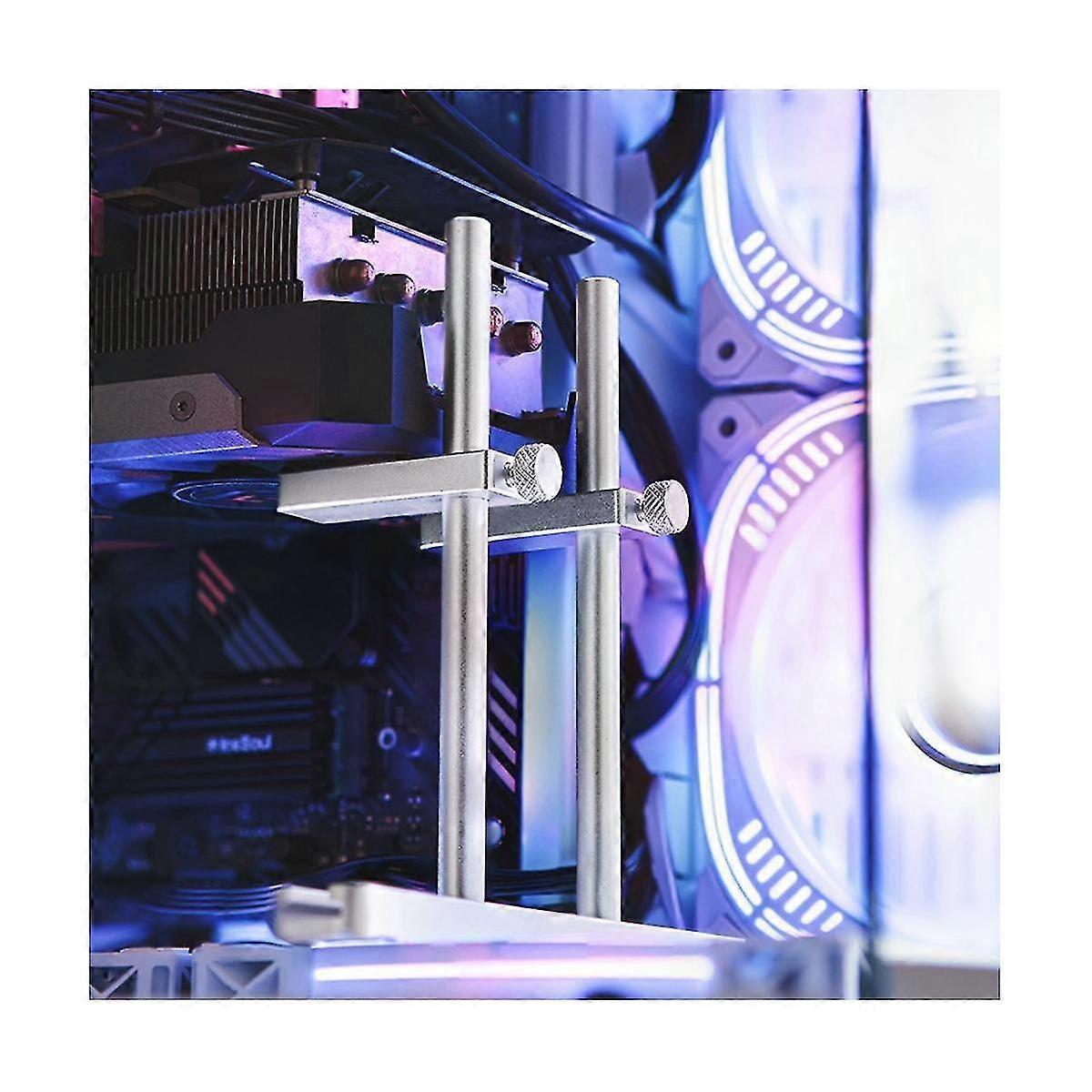 Aluminum Alloy Graphics Card Cnc Support Vertical Fixed Box Graphics Card Bracket Atx/itx/matx Chas