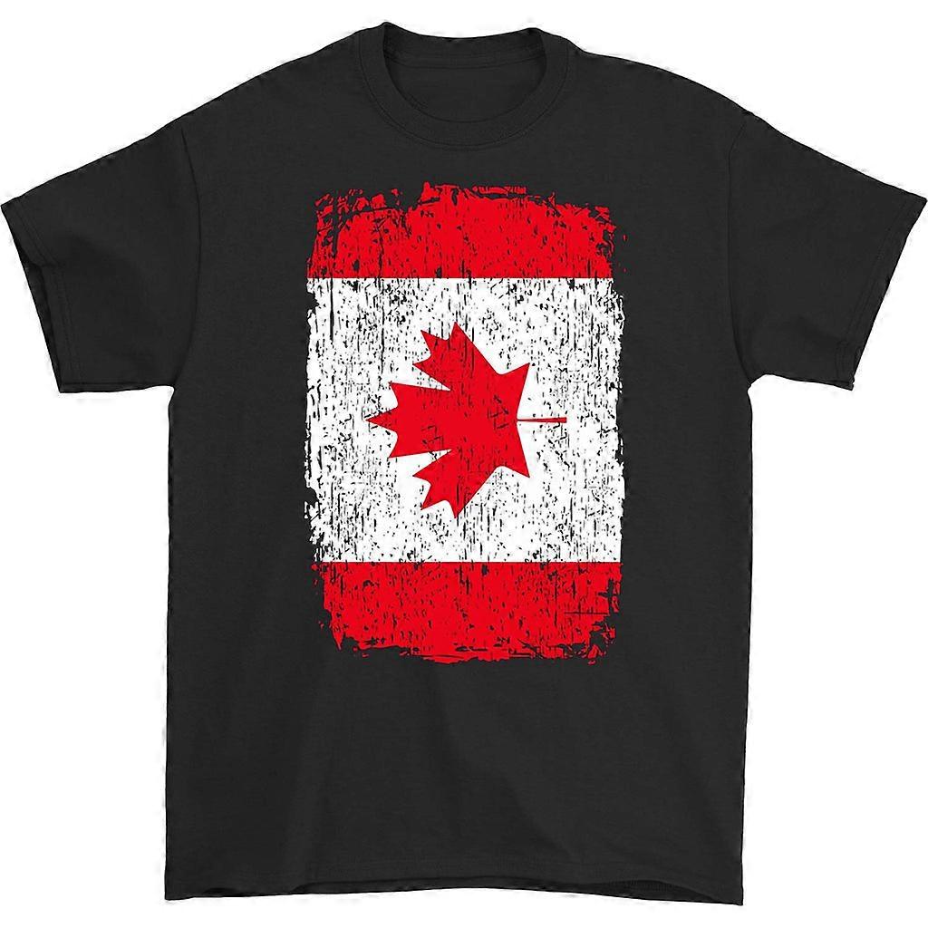 Distressed Canada Flag T-skjorte