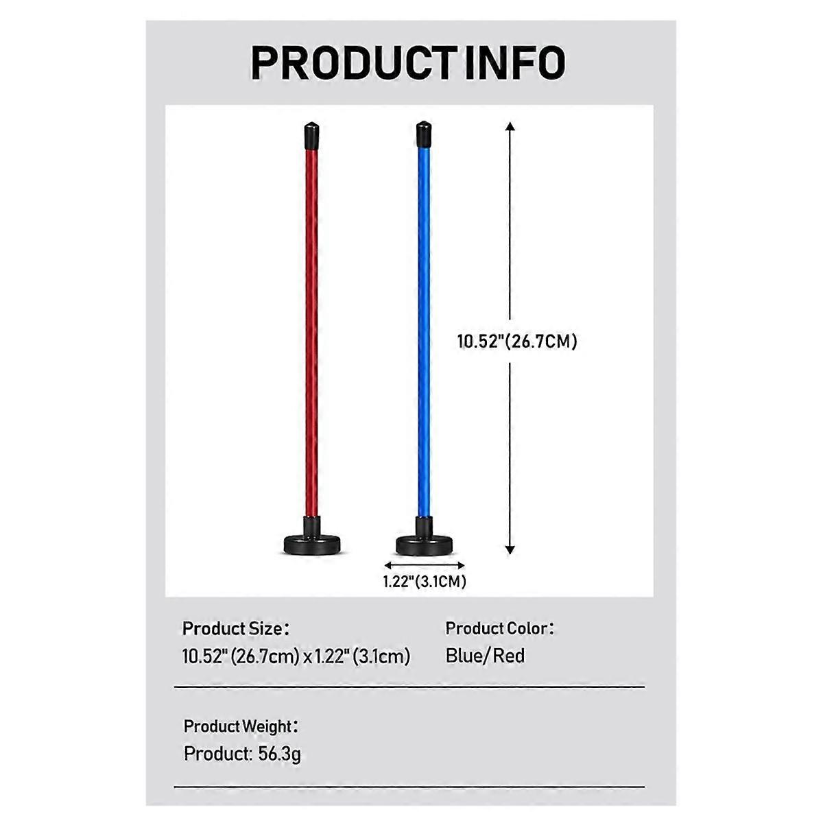 2Pcs Golf Alignment Rod,Magnetic Club Alignment Stick Demonstrates Correct Golf Swing Aim, Golf Tra