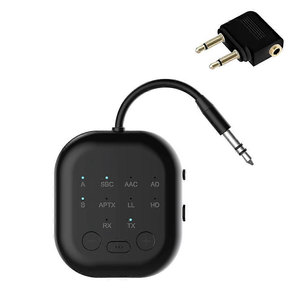 ORIA Bluetooth 5.3 vliegtuigadapter, 3,5 mm Bluetooth-zenderontvanger