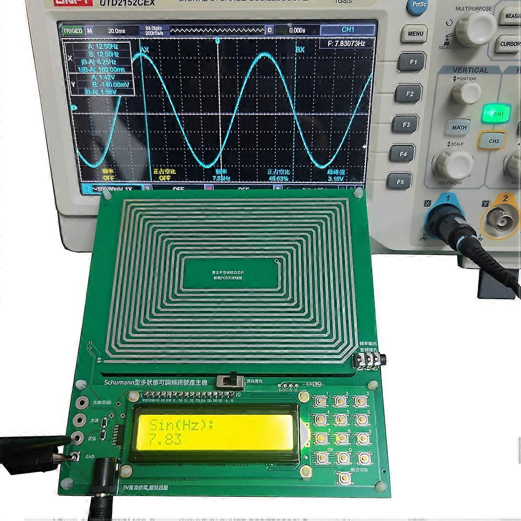 Adjustable 001HZ~30KHZ 783Hz Schumann Resonance Ultra-low Frequency Pulse wave Generator Audio Resonator