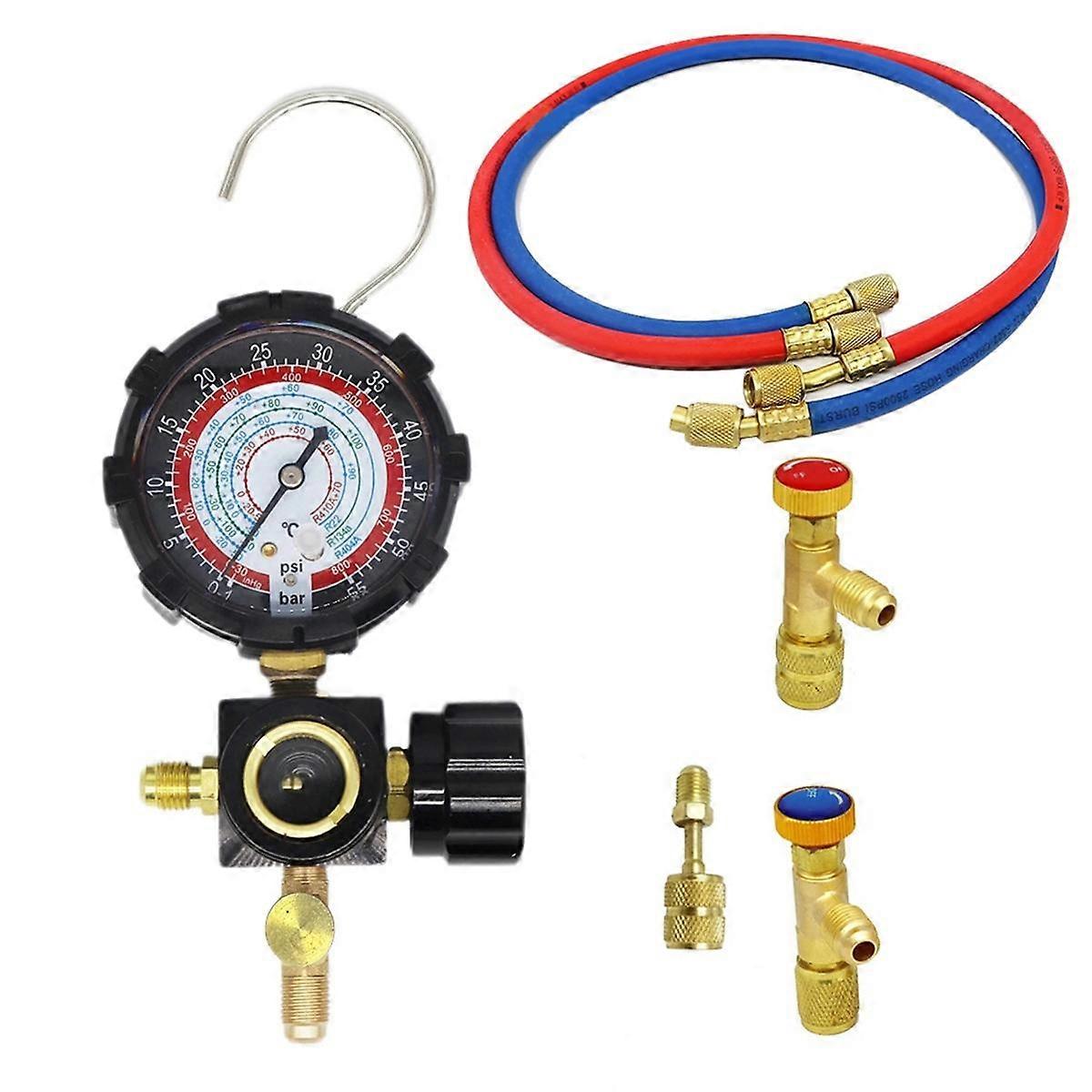 R134A Low Side Pressure Gauge R410A R22 R404A Single Manifold Gauge for Air Condition Refrigerant C
