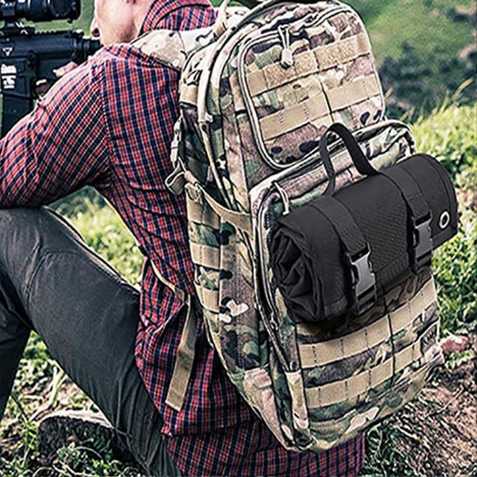 Outdoor Shooting Training Mat Non Slip Lightweight Roll-Up Shooting Mat for Range Shooting and Hunting