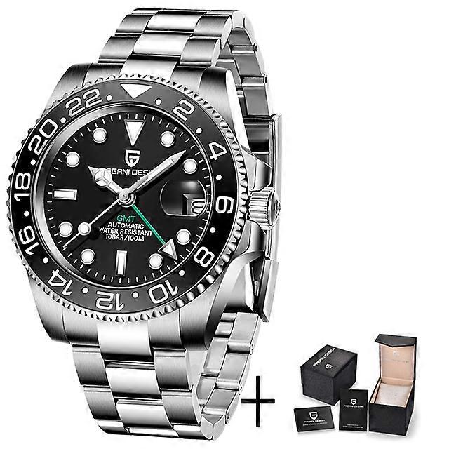 V3 Version GMT Montres Montre mécanique automatique saphir de luxe pour hommes Montre étanche en acier inoxydable de 40 mm