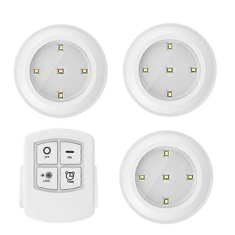 Éclairage LED tactile sous meuble, 5 perles lumineuses, intensité variable, avec télécommandes, idéal pour une armoire, une cave à vin ou une cuisine.