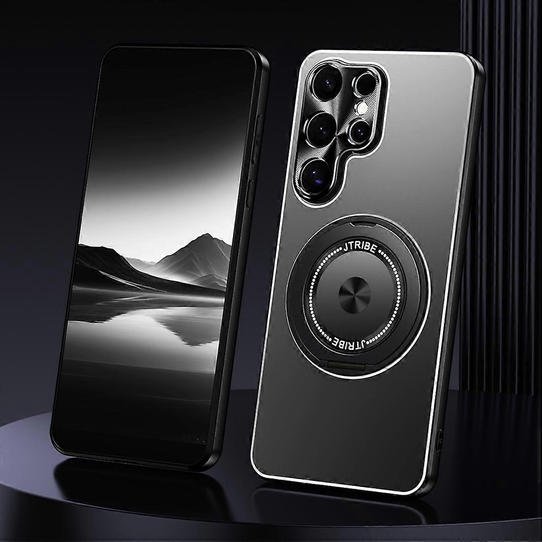 Rotating Holder Frosted Case For Samsung Galaxy S23 Ultra 5G