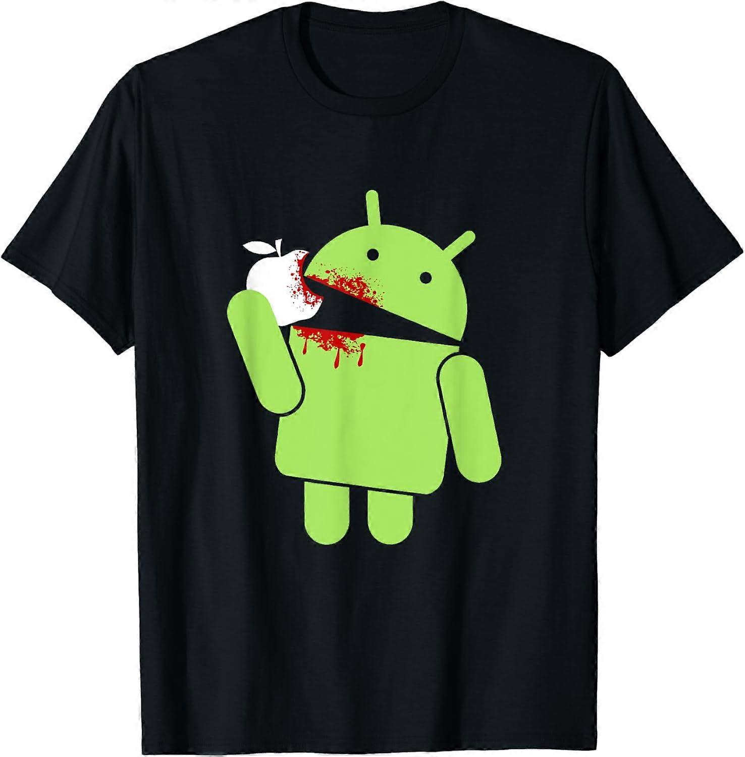Grappige Androids eten appels T-Shirtreadrf112