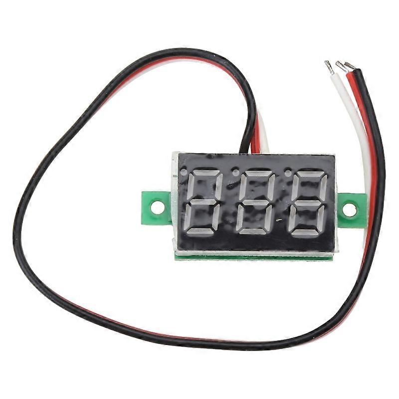 Nieuwe Mini Drie Lijn LED Klein Comité Meter Display Digitale Voltmeter DC0-100V