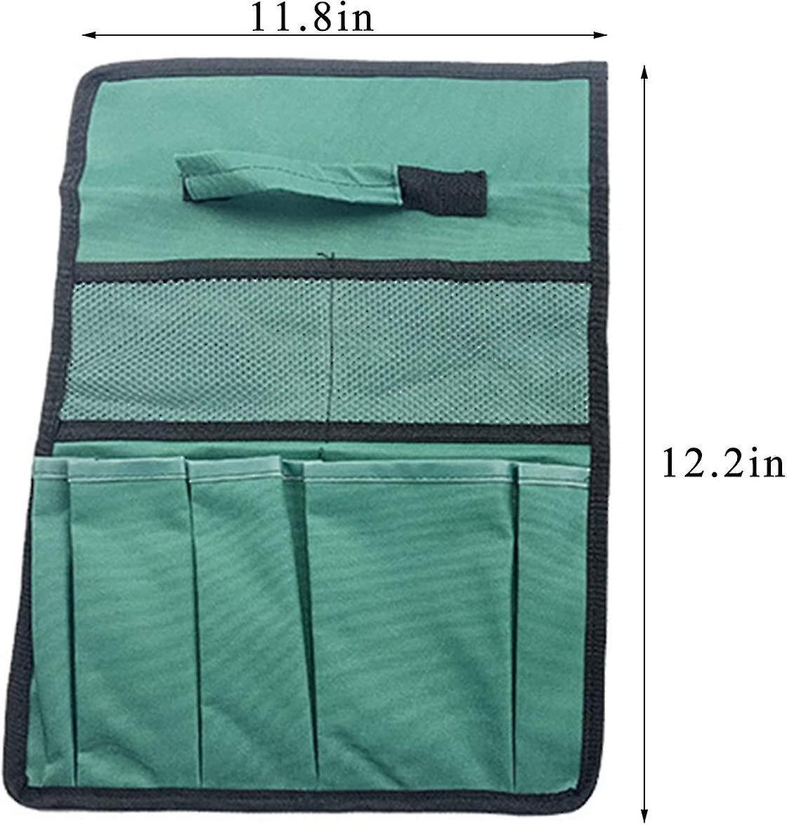 Garden Tool Pouch Side Pockets For Garden Knee Seat, Folding Knee Stool Chair Fabric Bag