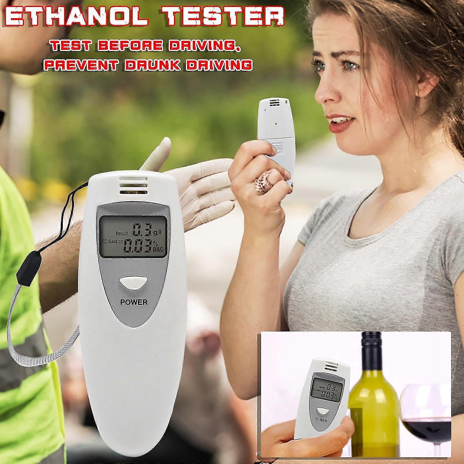 Digital Breath Ethanol Tester Breathalyzer Ethanol Breath Tester Ethanol Detector For Keychain Ethanol Tester