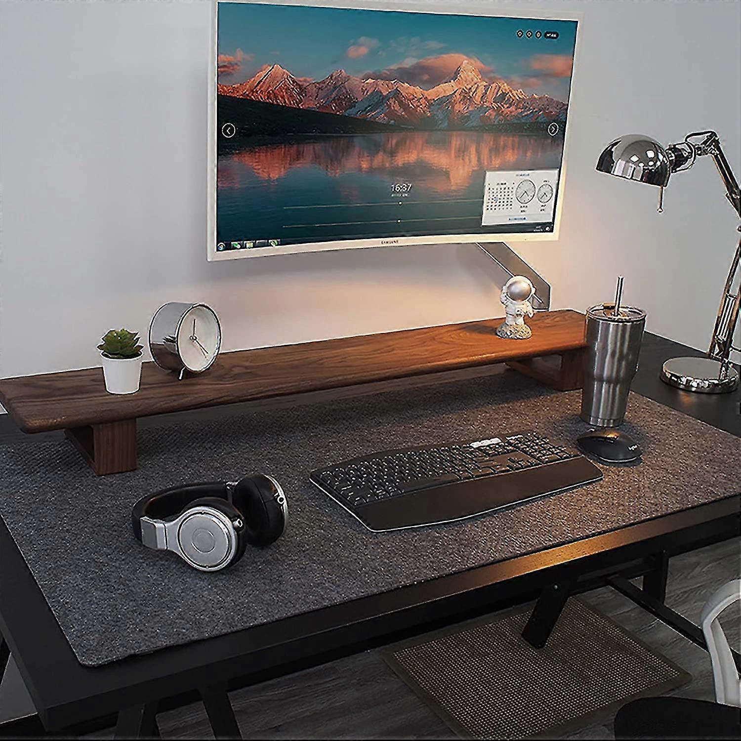Large Felt Mouse Pad,desk Mat,100 X 40cm ,keyboard And Mouse Mat, Felt Desk Mat For Table Mat Protectors,desk Pad Mat
