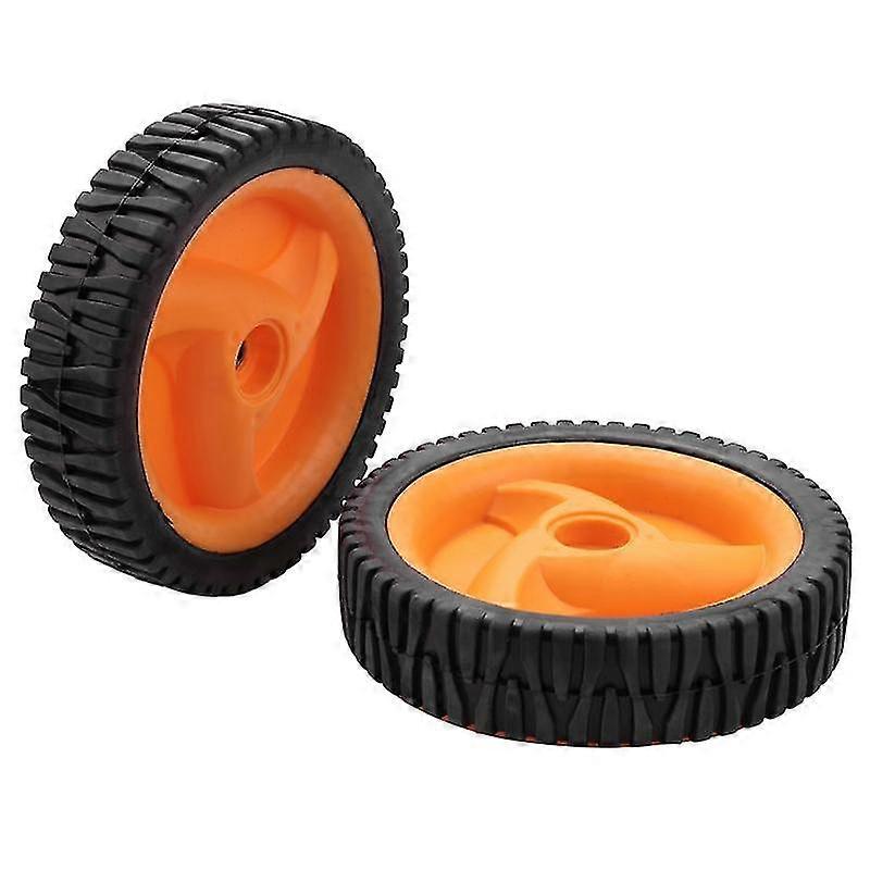 2 Pack 196 Mm Lawn Mower Wheel For Husqvarnaa Mcculloch 5324025-67, 5324029-36, 532402567, 53240293