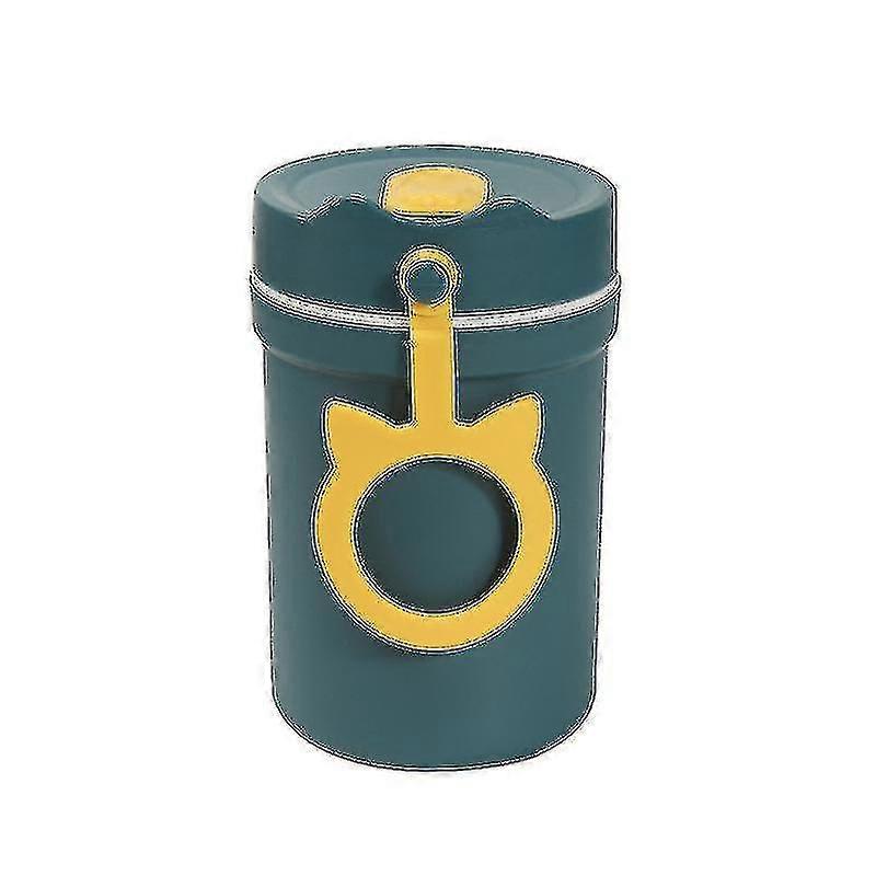 Double Oatmeal Cup With Lid Scoop(1pcs