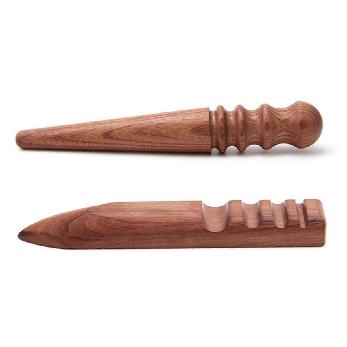 Sandalwood Grinding Rod DIY Leather Tools Wood Grinding Rod Leather Processing Grinding Edge Grindi
