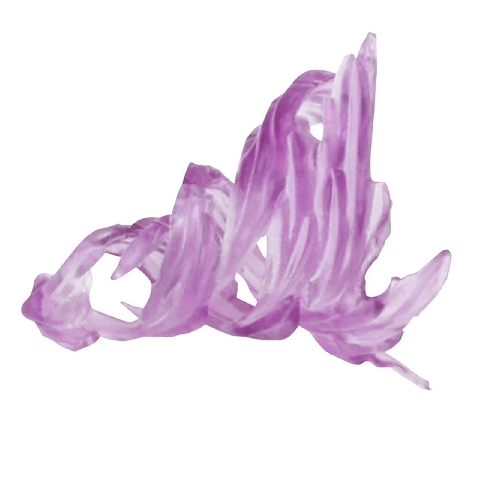 Action Figures Whirlwind Kick Effect Desktop Decoration Age 14+ Wind Effects violet