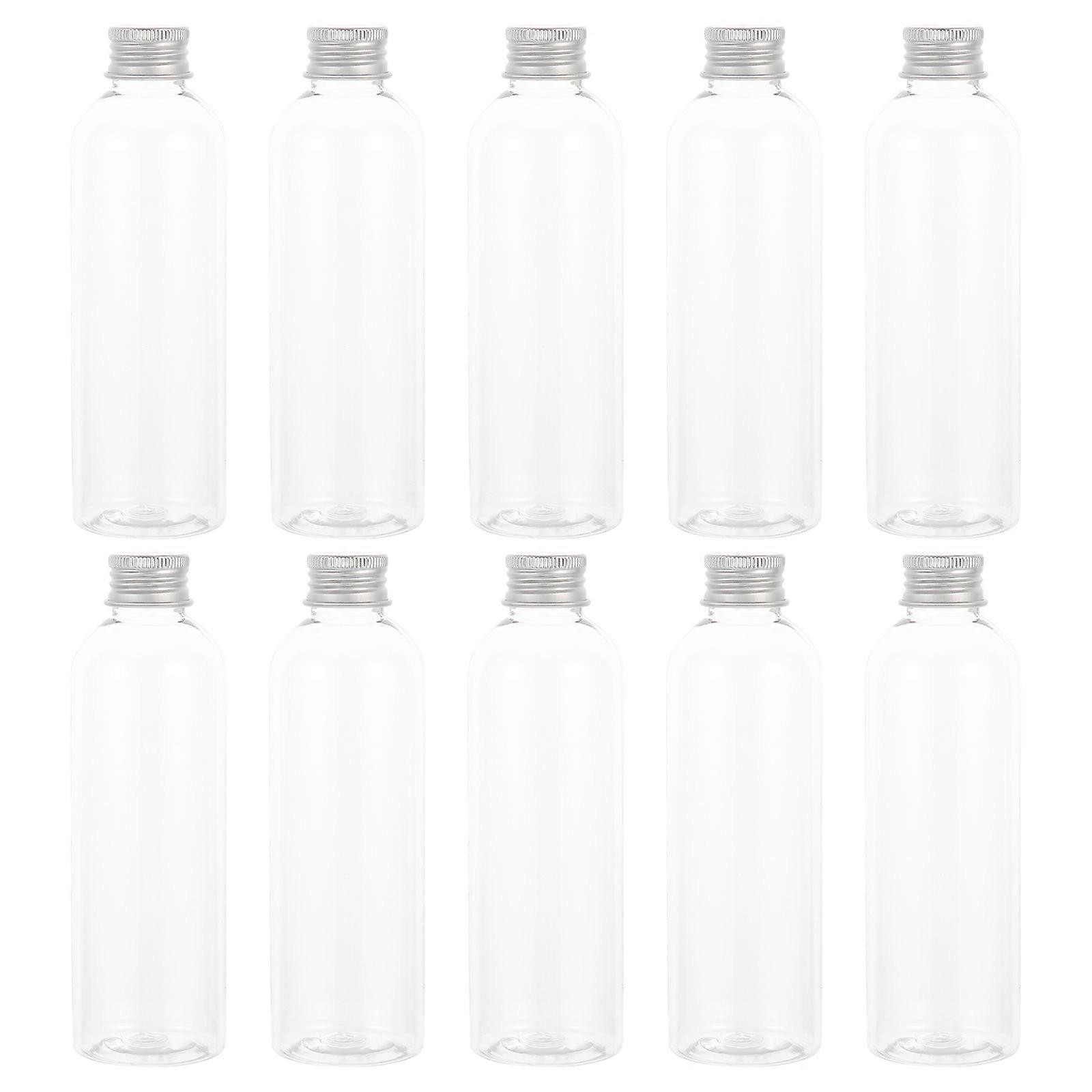 10stk husholdningsjuiceflasker Multifunksjonelle plastflasker Praktiske tomflasker