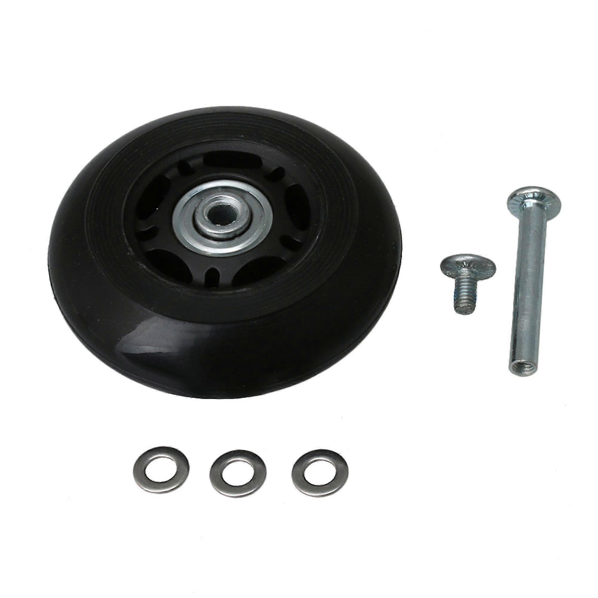 75mm Dia Luggage Suitcase Wheels Outdoor Replacement Pu Rubber Wheel Kit