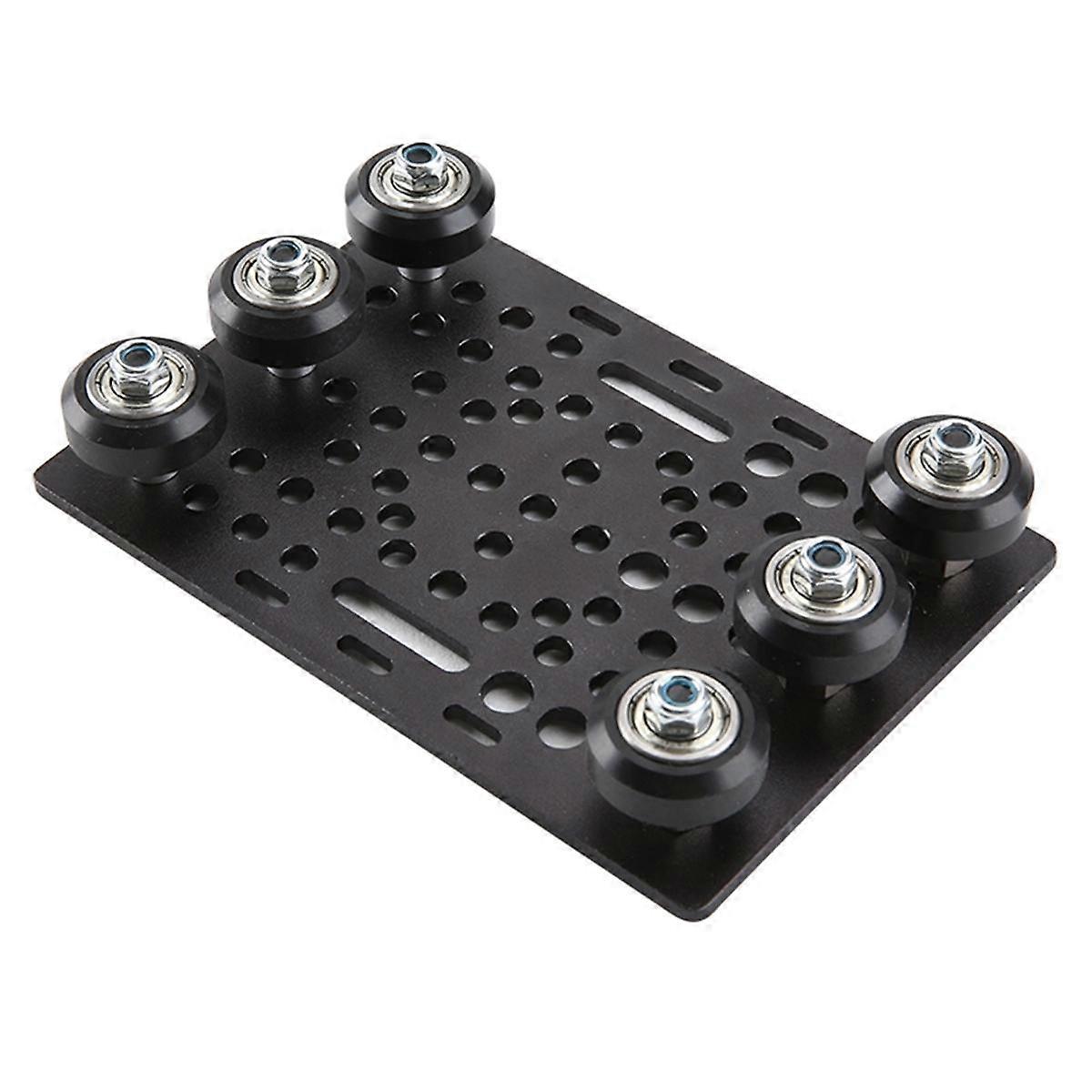 Set di cavalletti con scanalatura a V Piastra a portale da 20-80 mm con ruote per profili in alluminio con scanalatura a V Router CNC e stampante 3D Part-A