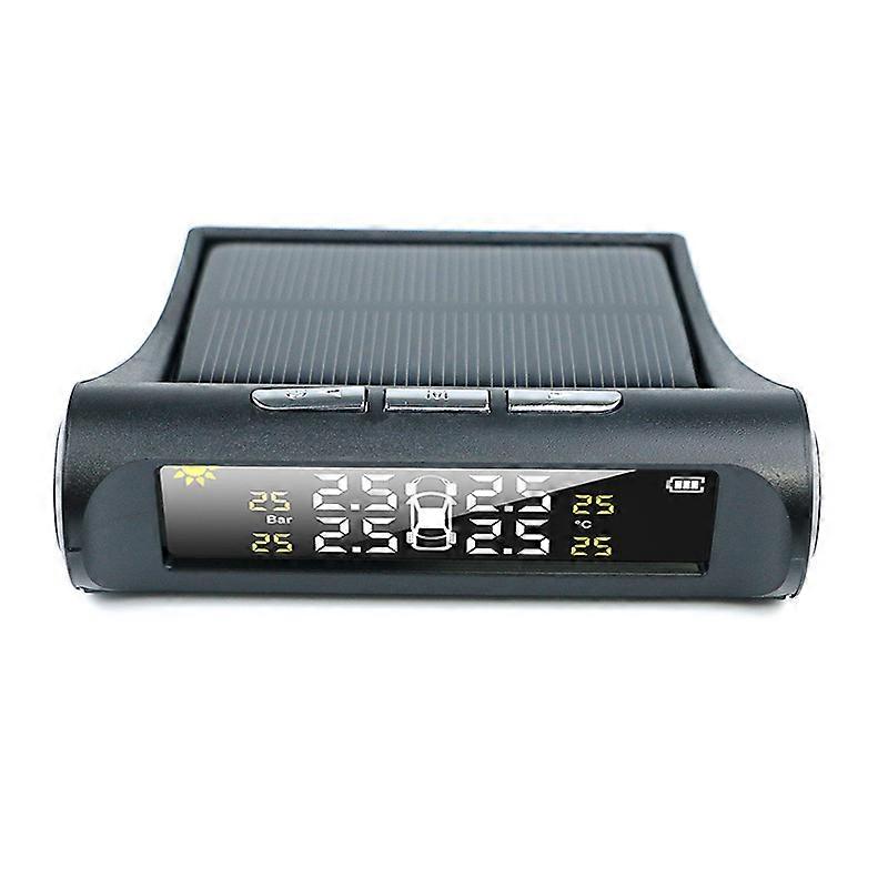 4 capteurs solaires sans fil TPMS voiture pneu pression système de pression externe