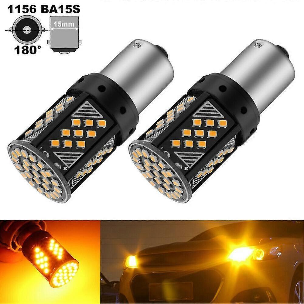 1156 BA15S COB LED Light Bulbs 1156 BA15S LED 70SMD 2016 Amber Bulbs