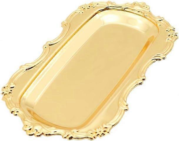 金属ステンレススチールタオルトレイディナープレート収納トレイ皿皿ティートレイフルーツトレイ化粧品ジュエリーオーガナイザー