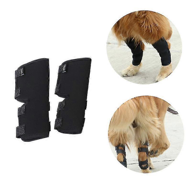 רפידות ברך לחיות מחמד עם מוטות תמיכה כלב רגל שומרים על רגליים כלב מגן חיות מחמד מגן כלב ניתוח פגיעה כיסוי