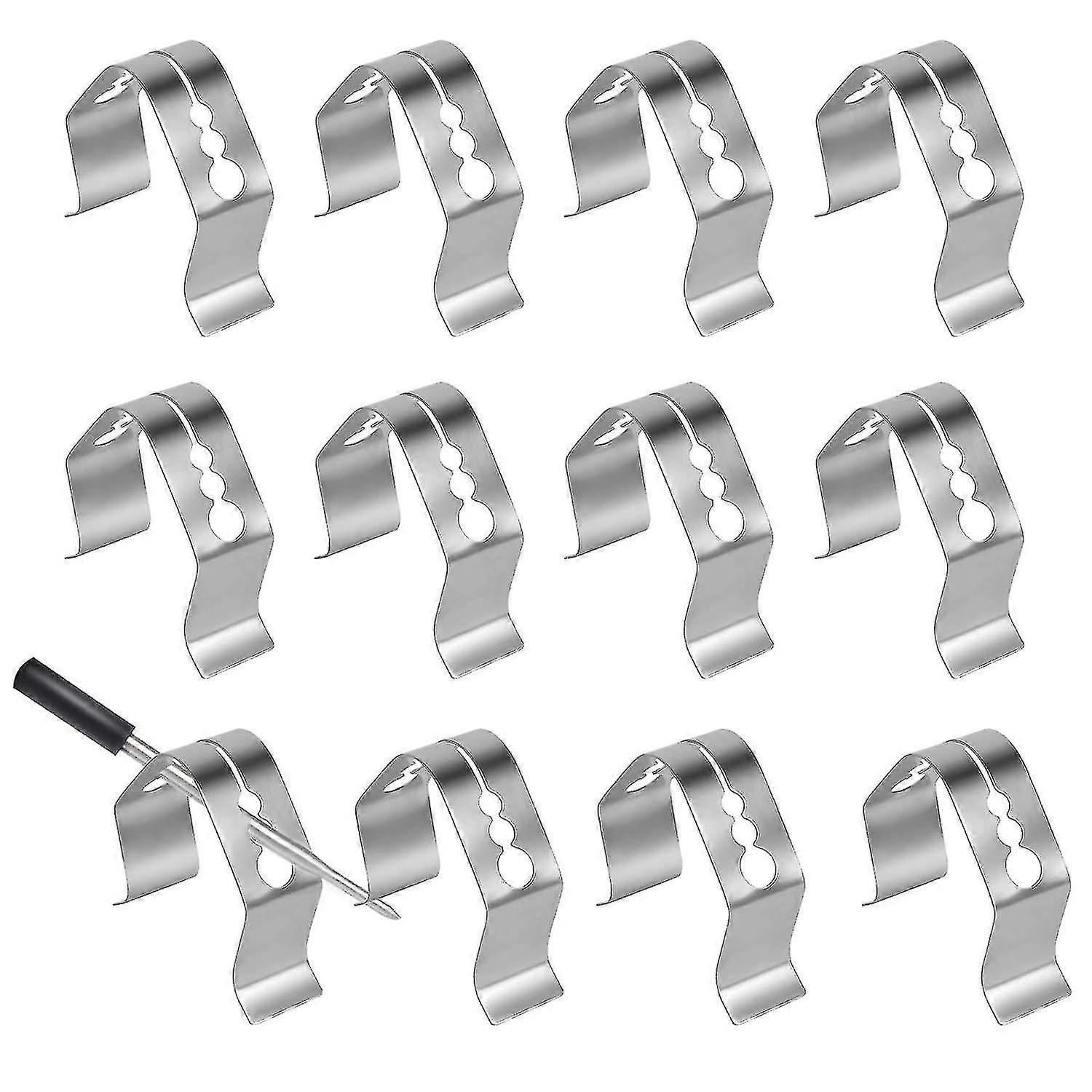 Grill Roasting Thermometer Clips - 12 Pieces
