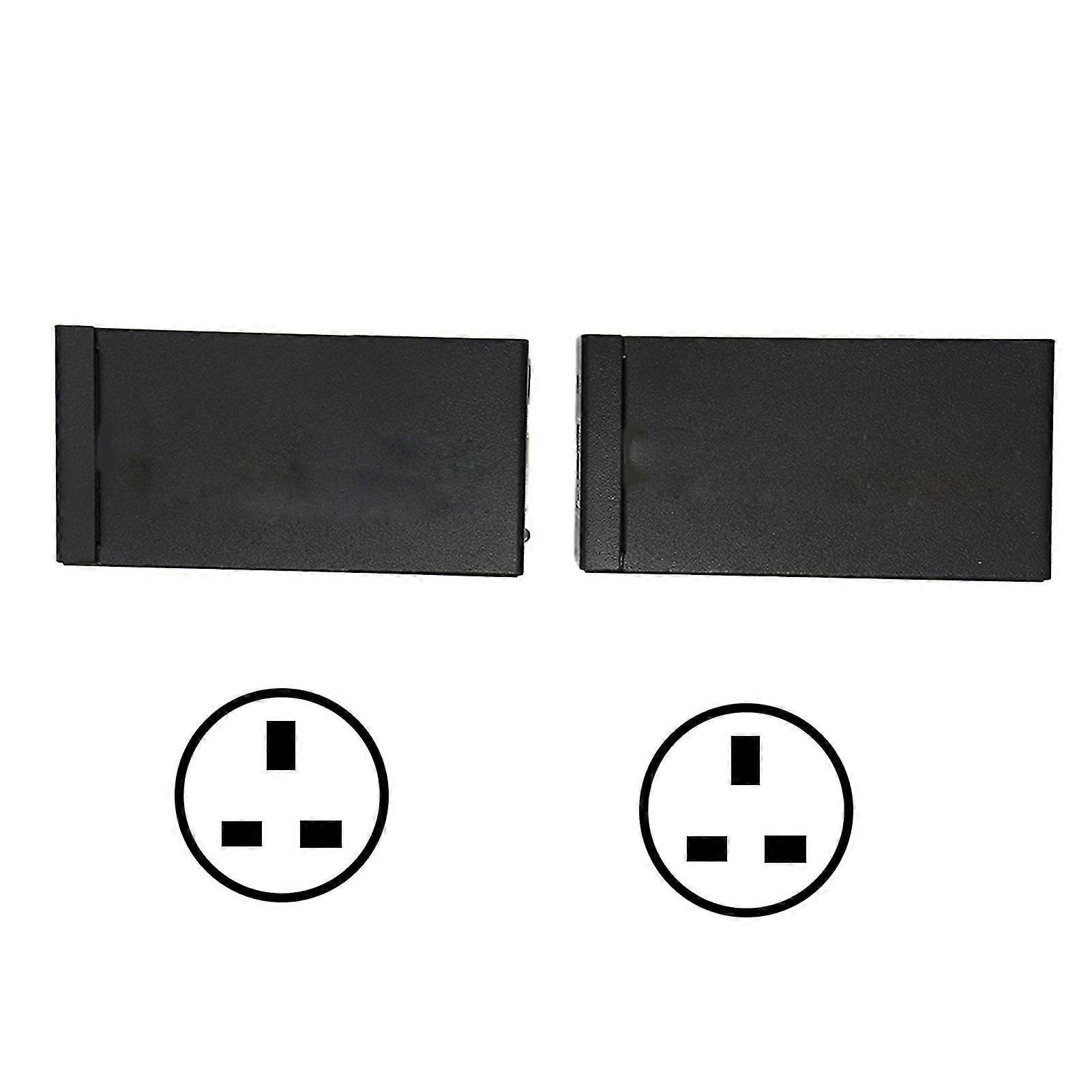 196ft (60m) HDMI Extender - Full HD Uncompressed Transmission with Single Cat5eCat6 Cable - UK Plug