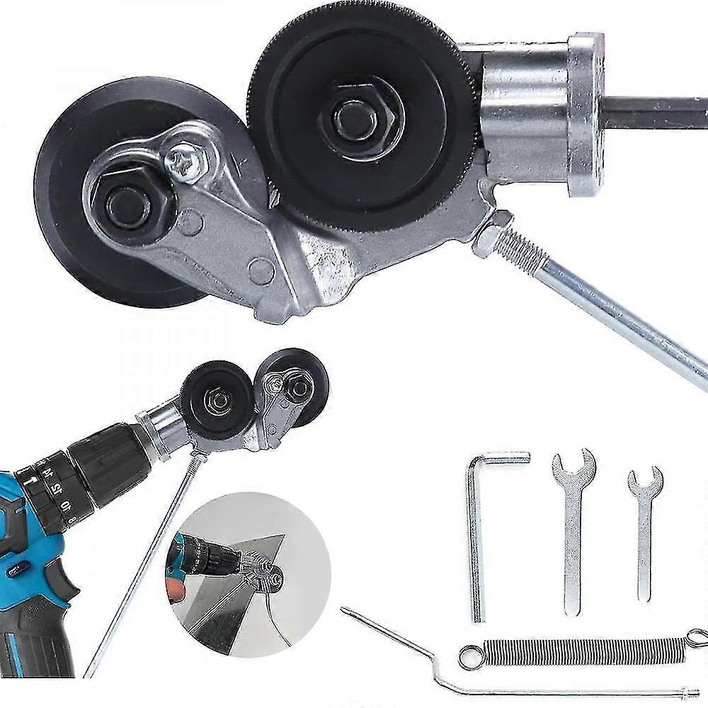 Electric Drill Plate Cutter, New Metal Nibbler Drill Attachment, Sheet Metal Cutter, Electric Drill Plate Cutter Attachment For Cutting Iron [IB