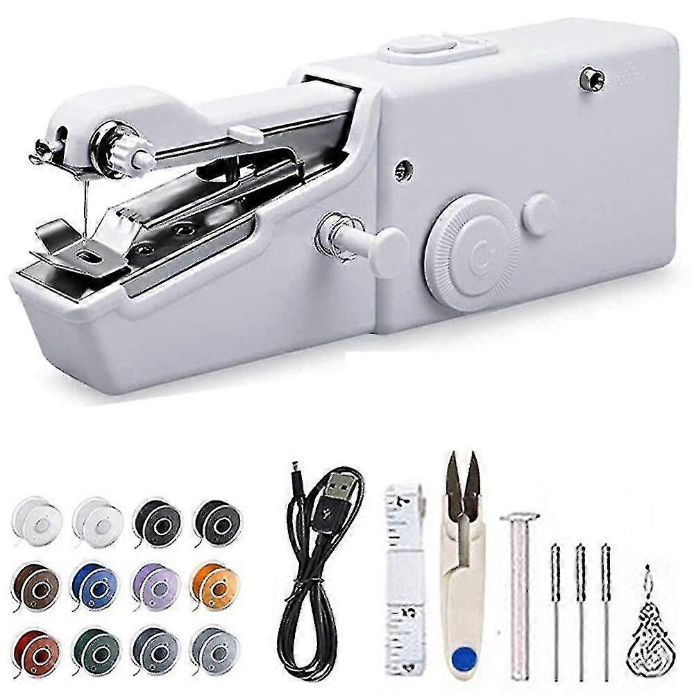 sewing Machine Household Hand-held Electric Multi-function Portable Mini Simple Thick Diy Manual Sewing Machine