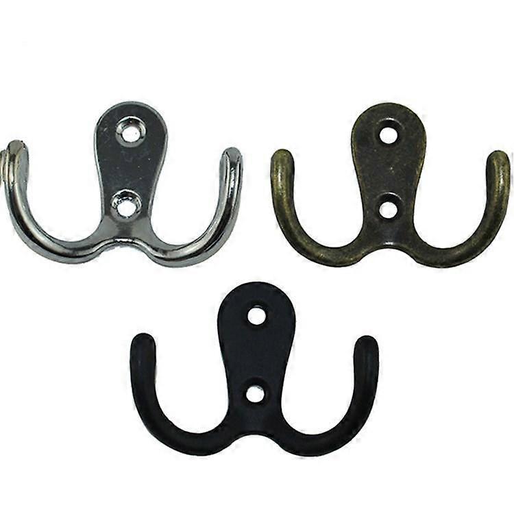 3opcs Alloy Wall Hooks Clothes Hanging Hooks Laundry Decoration Hooks