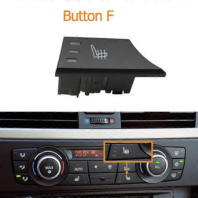 Car Interior Interior Car Air Conditioner Ventilated Control Ac Button Switches Cover Replacement For BMW E81 E82 E87 E88 E90 E91 E92 E93 E84
