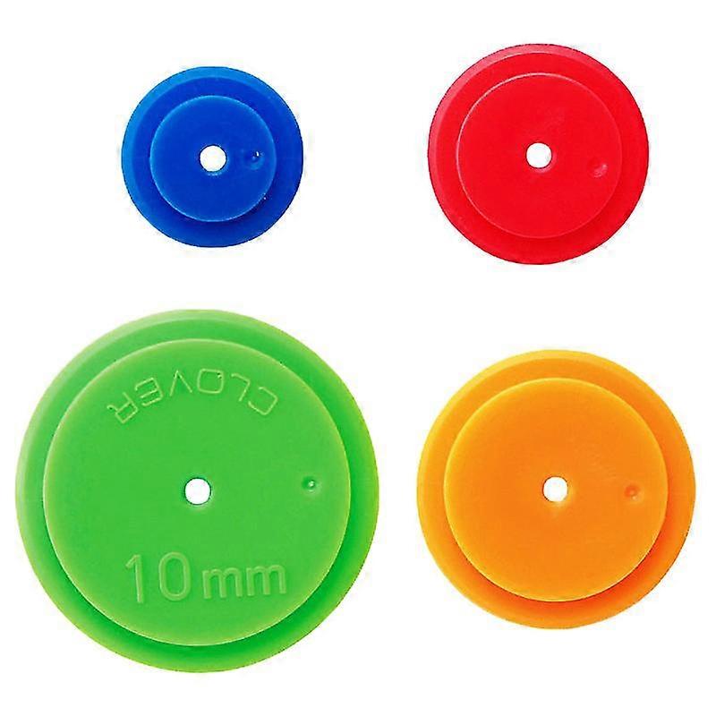 4pcs Diy Patchwork Scan Wheel Tailor Sewing Tool Accessories Scanning Line Ring