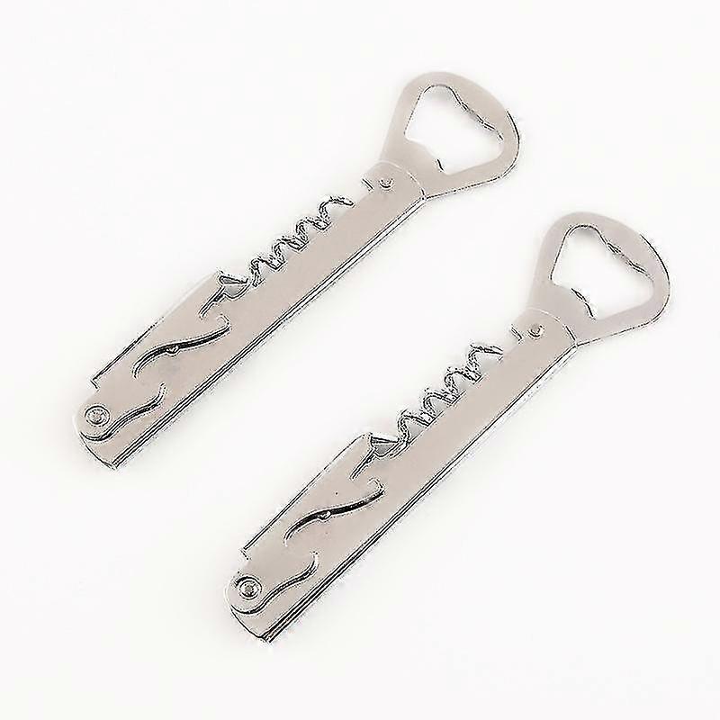 Décapsuleur en acier inoxydable de 14 cm lot de 2