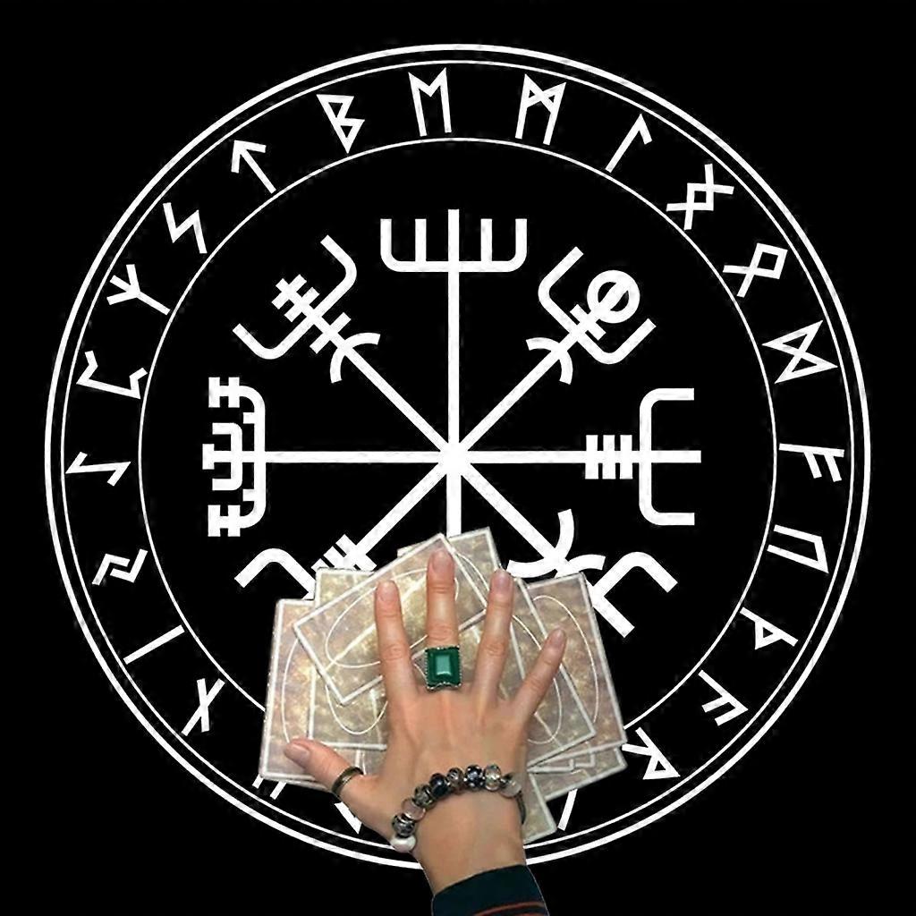 23x23In Tarot Tablecloth Fate Guidance Board Game Divination Tarot Table Cloth