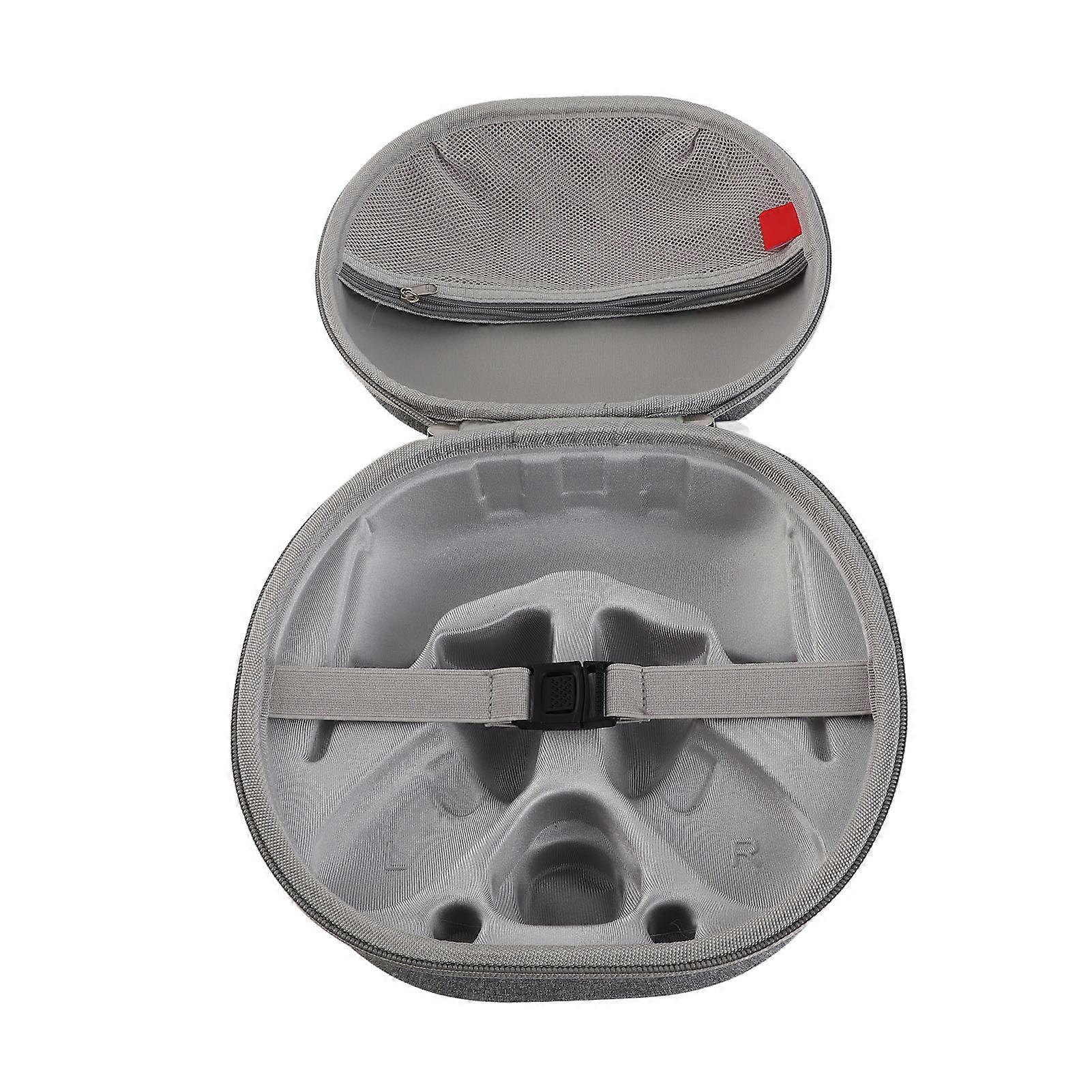 VR Glasses Carrying Case Hard Shell Shockproof Double Zipper Large Capacity with Shoulder Strap VR Glasses Storage Bag