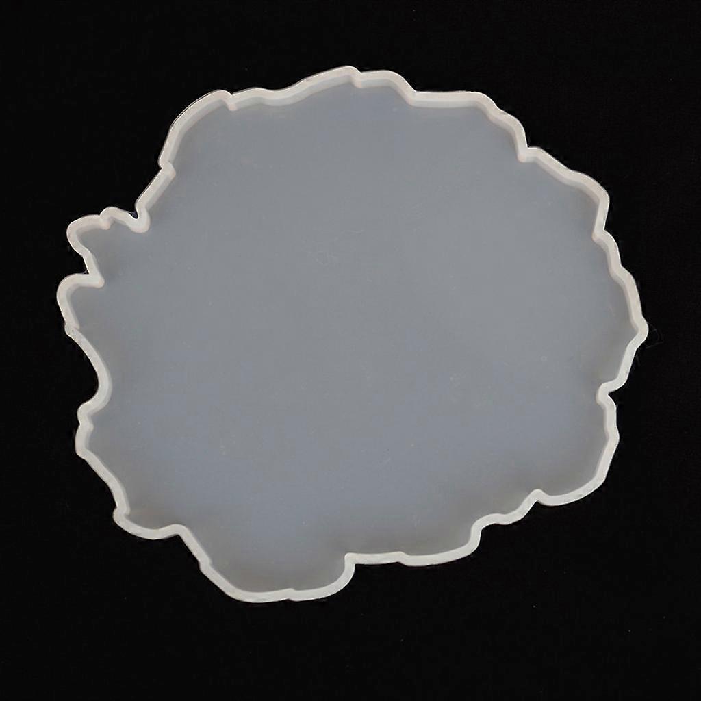 Irregular Wave Round Tea Coaster Silicone Mold Home Table Decor Tea Coaster