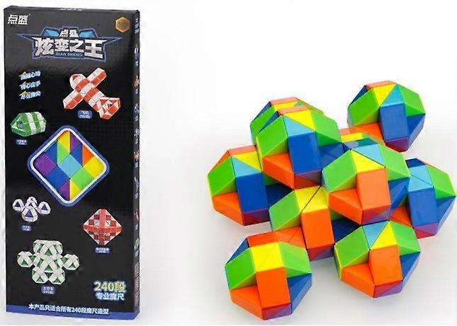 diansheng-240-segments-magic-snake-ruler-cube-puzzle-speed-antistress