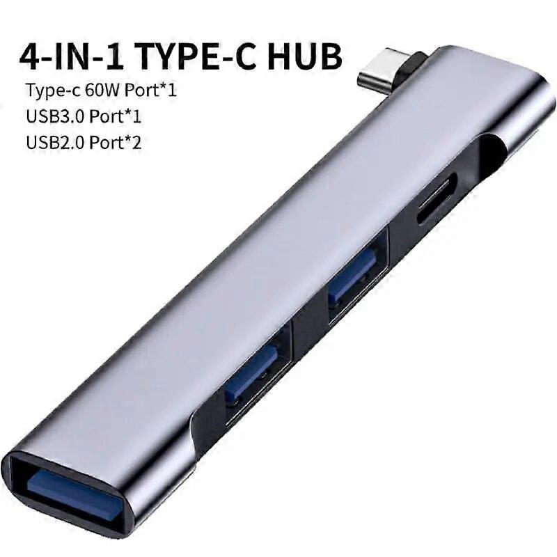 RYRA PD High Speed USB-C USB HUB Wide Using USB3.0 5Gbps Portable Type-C Docking Station 4 In 1 USB Hub For Computer Accessories