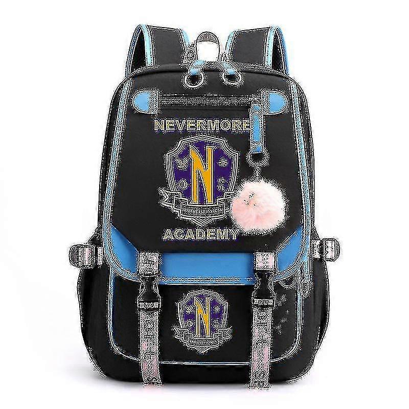 Mercredi Addams Sac à dos Adolescentes Filles Garçon Ordinateur portable Sac à dos Élève Épaule Sac d’école Sac d’école Mode Mercredi Bagpack 2023