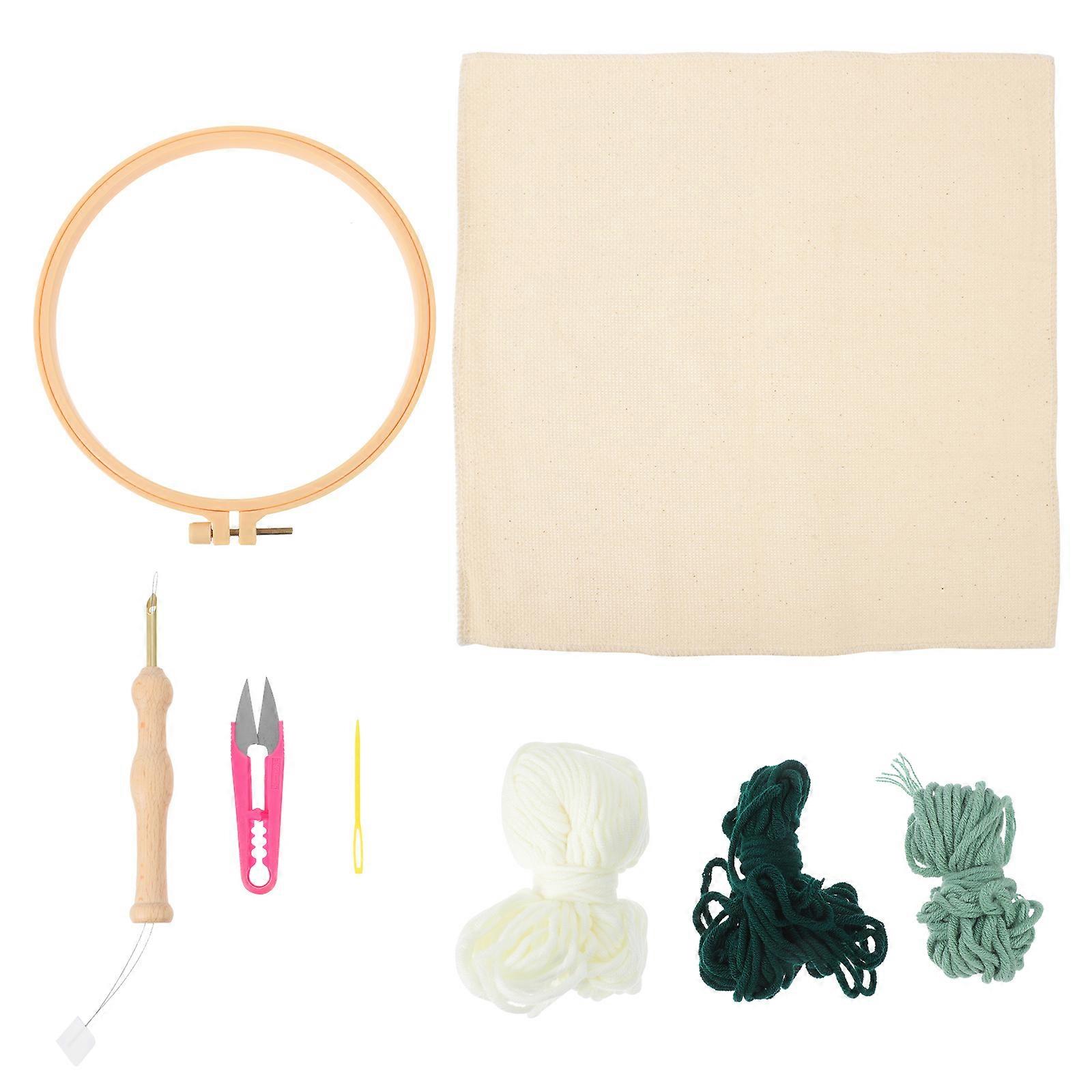 1 Set Punch Needle Kits Punch Needle Beginner Kits DIY Embroidery Material