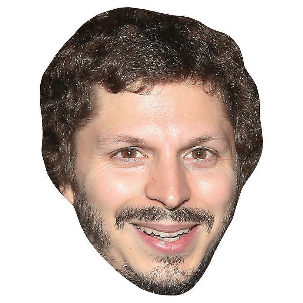 Michael Cera (Beard) Celebrity Mask, Flat Card Face