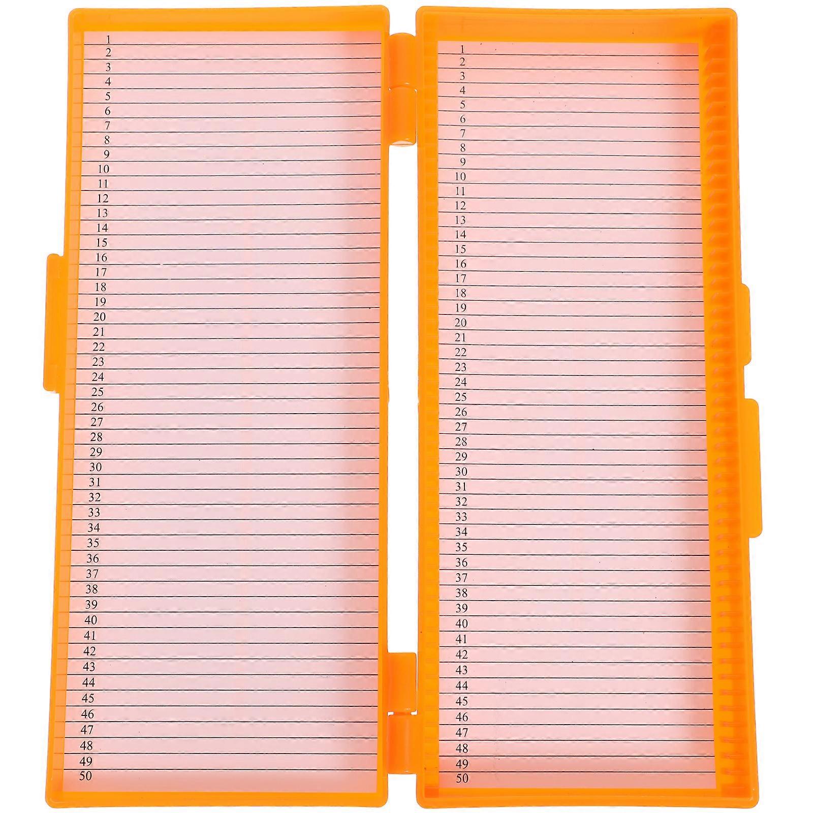 Mikroskop Slide Box Glas Slide Storage Box Laboratorium Mikroskop Slide Container