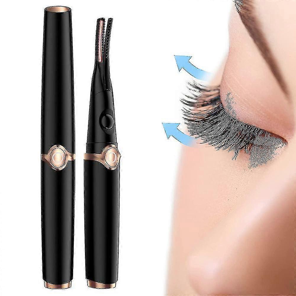Curler de cils chauffant, 2 en 1 Clip-type Usb Curler de cils rechargeable pour femmes, curleur de cils chauffant électrique avec 3 modes de température, recourbe-cils F