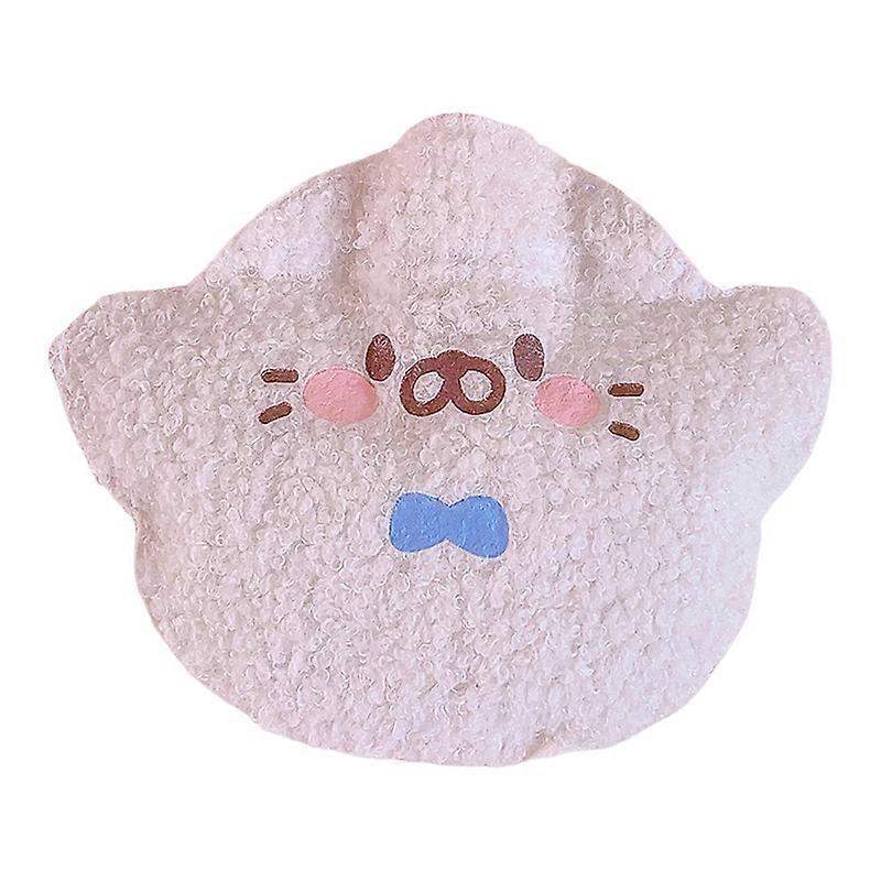 350ml Hot Water Bag Leak-proof Anti-burst Reusable Safe Portable Keep Warm High-temperature Resistant Plush Animals Shape Hand Warmer Bottle for Offic