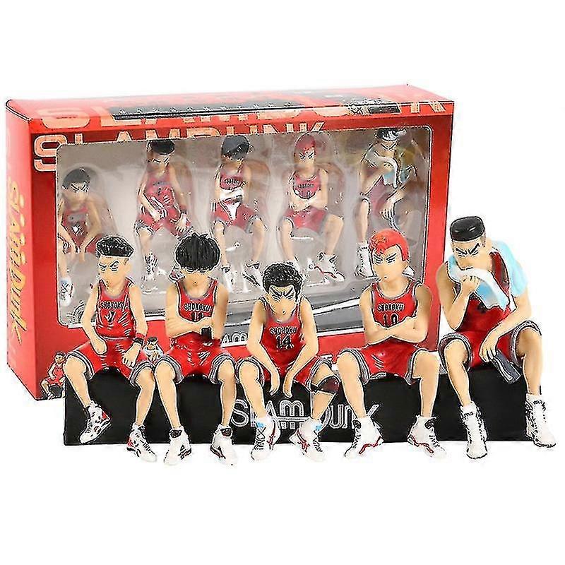 5pcs/set Slam Dunk Model Boxed Figure Anime Figurine Action High Quality