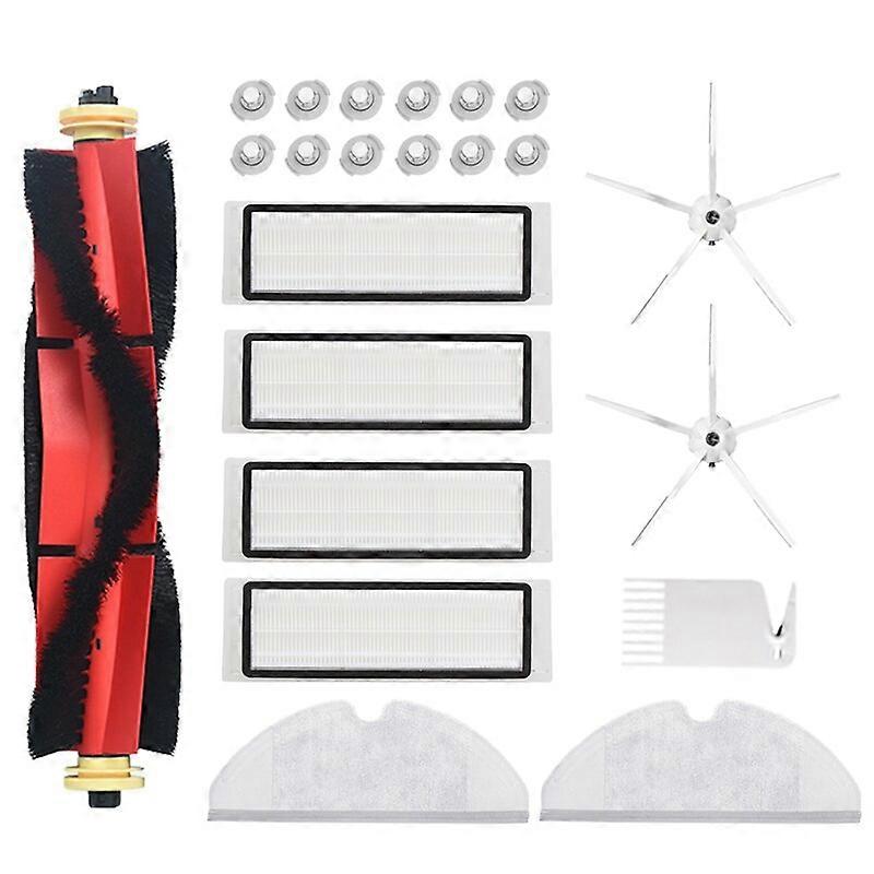 22Pcs Replacements Parts Mop Cloth Main Brush HEPA Filter Kit for Xiaomi Roborock S6 S5 MA