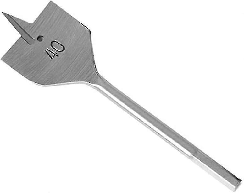 40mm Flat Woodworking Drill Bit Spade Hex Shank Woodworking Spade Core Drill